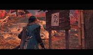 A Mad Pursuit quest walkthrough: Accept the bounty titled “The Traitorous Raider Mad Goro.” (Image via Sucker Punch || Gamerack on YouTube)
